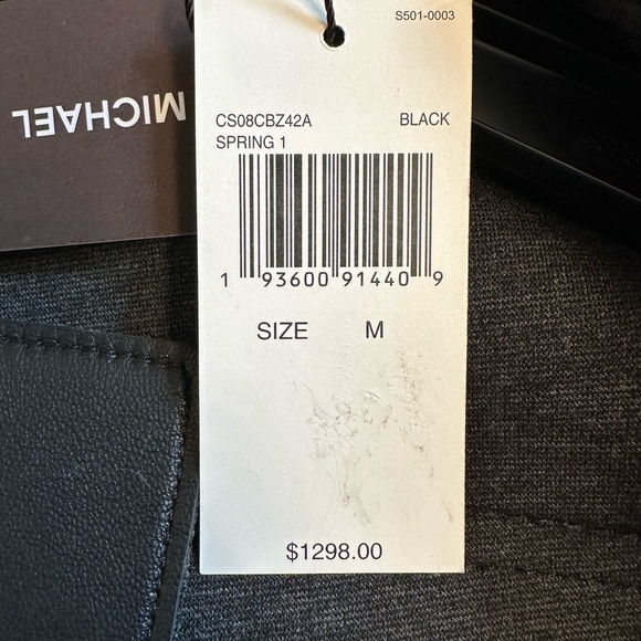 NWT men’s Michael Kors leather jacket - Picture 8 of 8